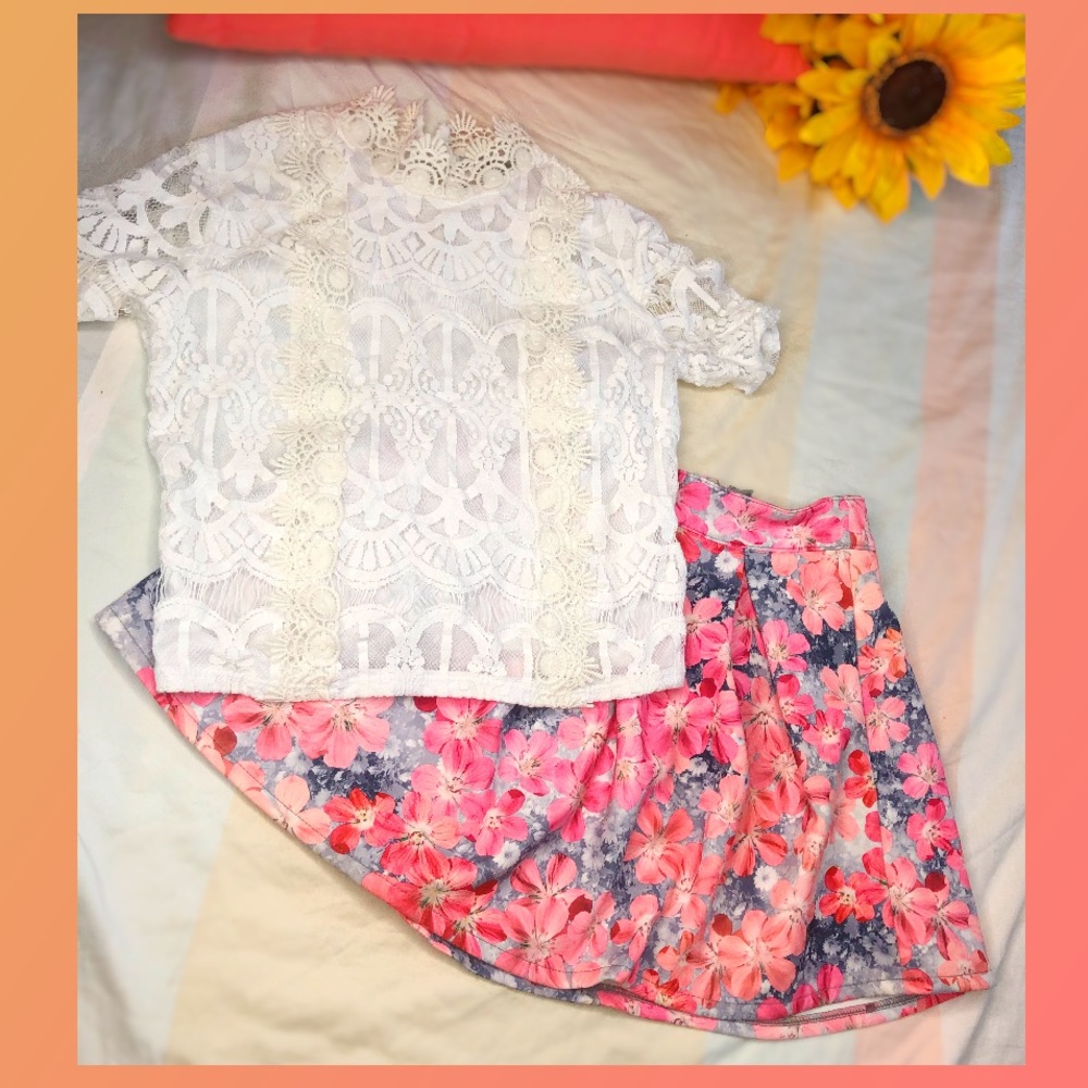 Shirt Charlotte Russe, skirt-Bethany Mora
